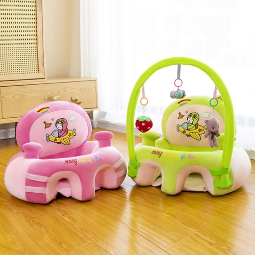 Cartoon Baby Learning Chair Plush Toy